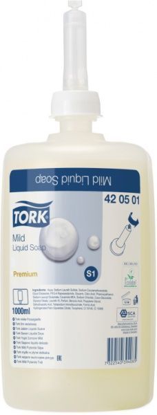 Мыло жидкое Tork Premium кремовое 1000 мл