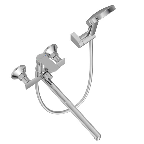 Змішувач для ванни Imprese LESNA L-вилив 400 мм, хром