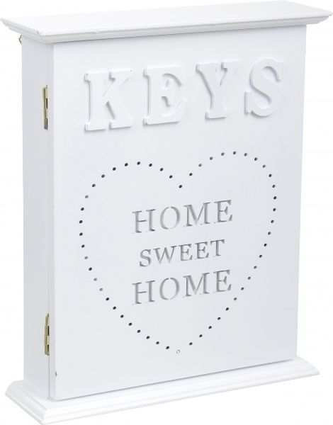 Ключниця Sweet Home біла 20х6х24 см