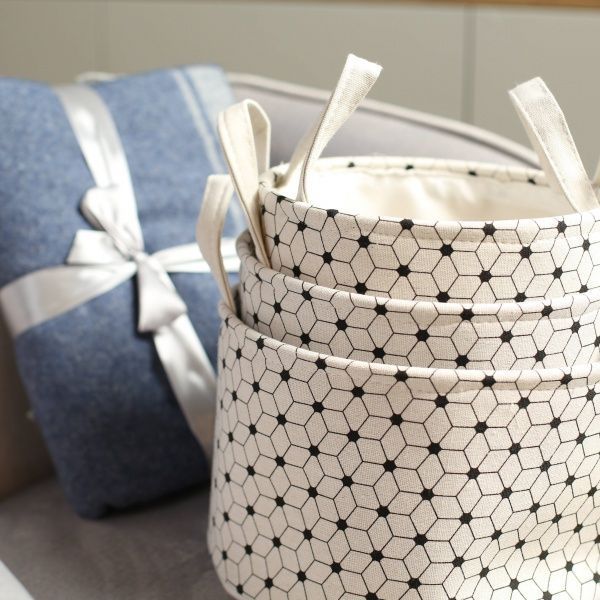 Кошик Decor 27х16 см бежевий