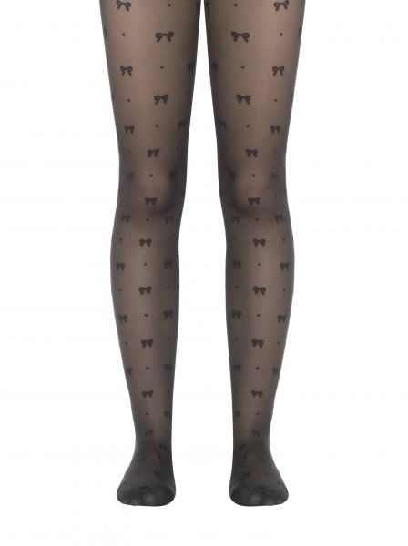 Колготки детские для девочек Conte Elegant полиамидные Amelie р.146-152 графит 