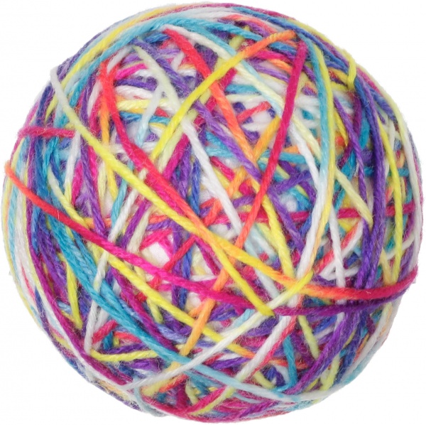 Игрушка Koopman для кошек моток ниток 95 мм 491701290