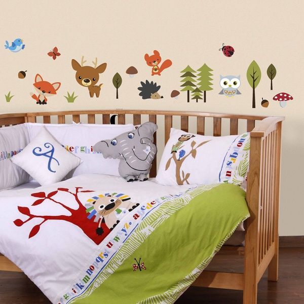 Декоративная наклейка Design stickers Лес 59.4x42 см 2 листа A3