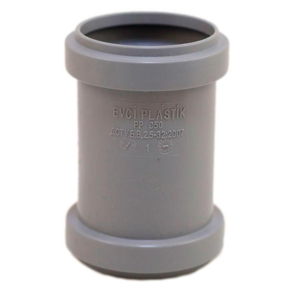 Муфта каналізаційна EVCI Plastik 50 мм