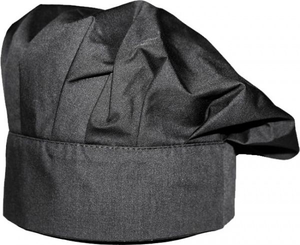 Шапка повара Lux-Form P0906 Безе р. универсальный черный