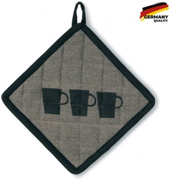 Прихватка Чашки 20x20 см бордовый Kela 