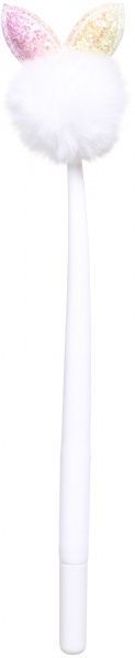 Ручка гелевая Ушки зайчонка белый 2252521131017 