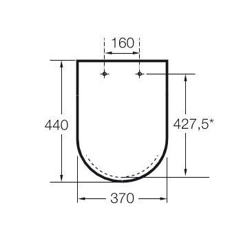 Сиденье для унитаза ROCA Carmen Soft-Close A801B5200B