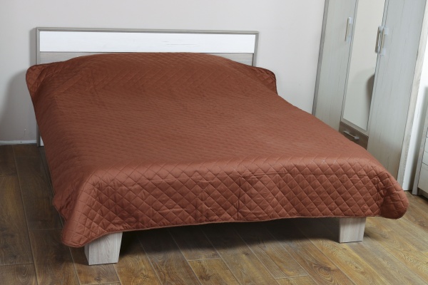 Покривало Friar Brown 215x240 см UP! (Underprice) коричневий/білий 