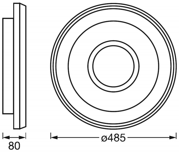 Світильник світлодіодний Ledvance Smart+ Wifi Orbis Stea 32 Вт білий 3000 - 6500 К 