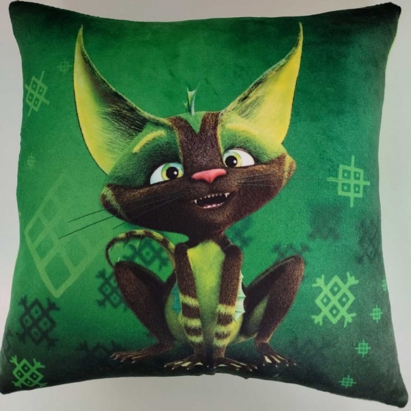 М'яка іграшка Копиця Подушка Жабокиць 11 см [1271] Olive Green 00279-67