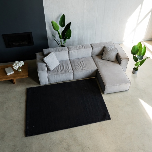 Килимок Dariana Rabbit Classic 120x180 см dark grey 