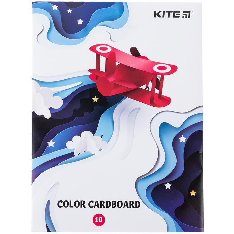Набор цветного картона А5 10 лист (K24-1257) KITE