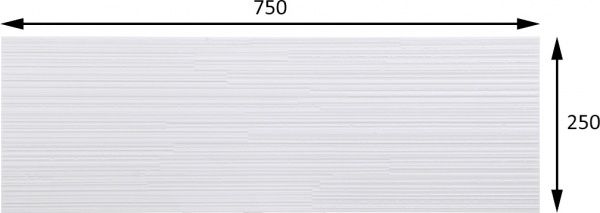 Плитка Emigres Лайнс Бланко 25x75 