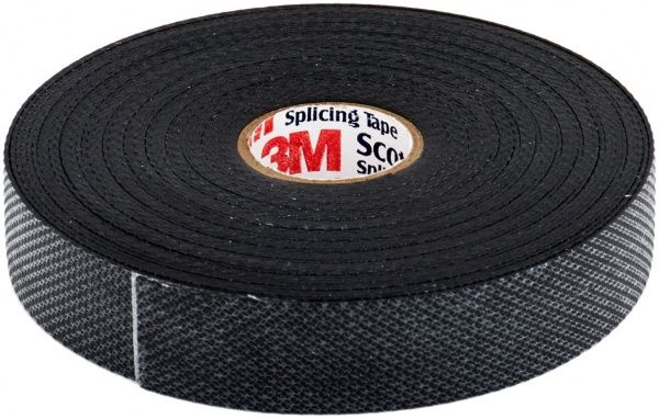 Изолента «Сырая резина» самовулканизирующаяся 3M 0,76x19 мм 4,5 м черная этиленпропиленовая резина