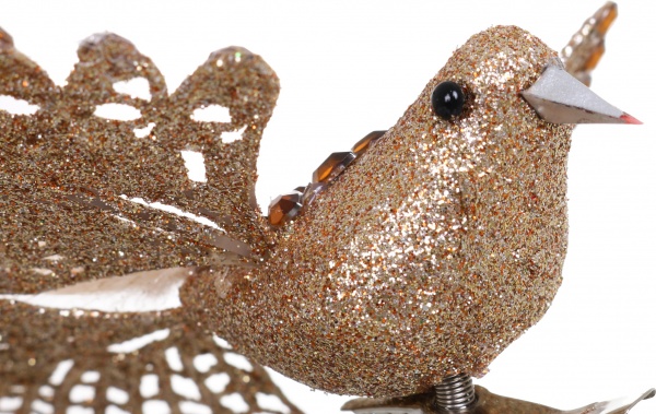 Декорация новогодняя Птичка 16 см EPI-EYJY14495 