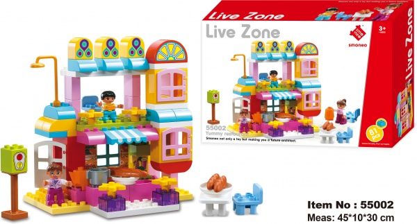 Конструктор Shantou Live Zone Ресторан 55002