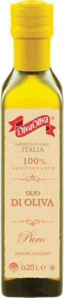 Масло оливковое Diva Oliva рафинированное 250 мл 