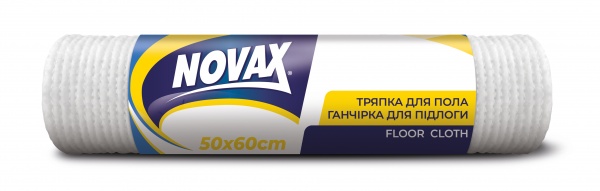 Тряпка для пола Novax 50x70 см 1 шт./уп. / белый