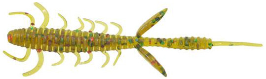 Силікон Fishing ROI Shaggi Grub D057 75 мм 12 шт. (123-21-75-D057)