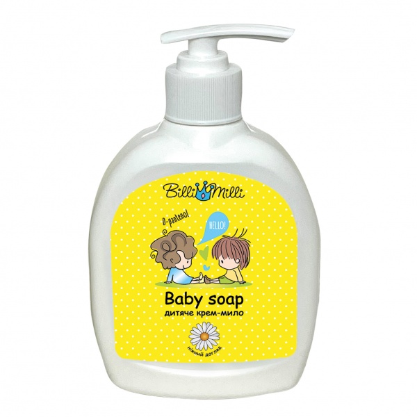 Дитяче рідке мило Billi&Mill D-пантенол та олія мигдалю 300 мл