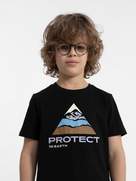 Футболка 4F TSHIRT M0802 4FJAW23TTSHM0802-20S р.134 чорний