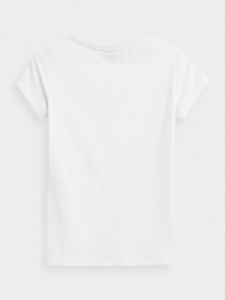 Футболка 4F TSHIRT F0907 4FAW23TTSHF0907-10S р.L білий