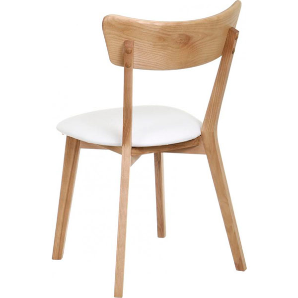 Стул обеденный РПМК Женова ясень натуральный/белый