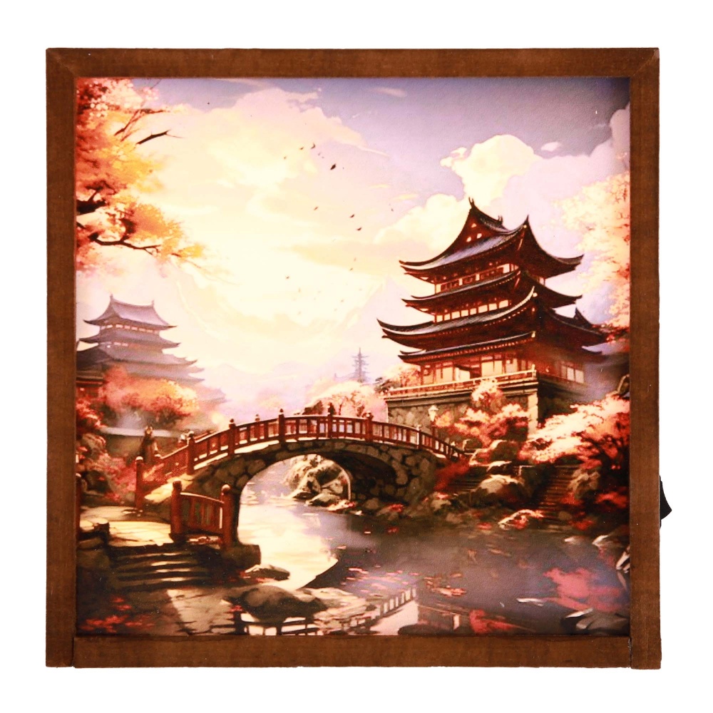 Настільна лампа декоративна The 11's Японія 1x2 Вт дуб