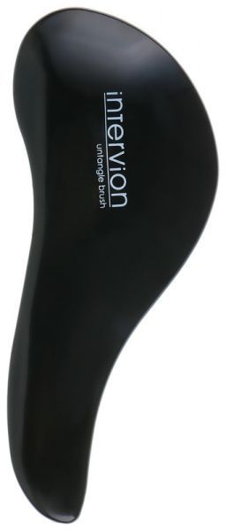 Щітка для волосся Inter-Vion массажна, чорно-малинова 499000