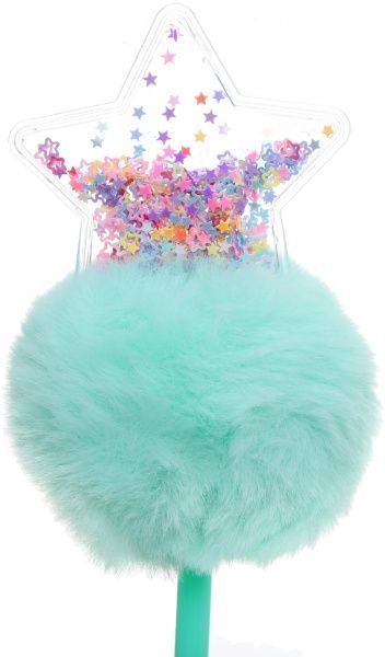 Ручка шариковая с пушком Звезда 