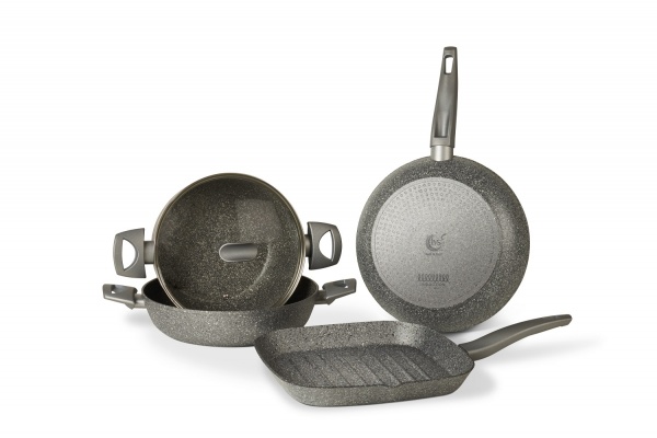 Сотейник Mineralia Induction 24 см c двумя ручками TVS