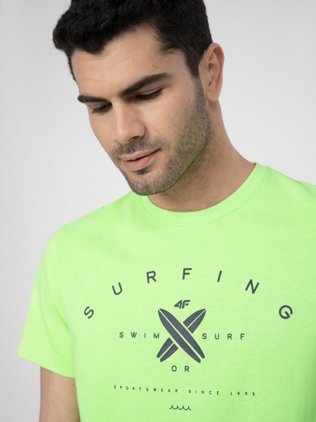 Футболка 4F TSHIRT M366 4FSS23TTSHM366-45N р.M зелений