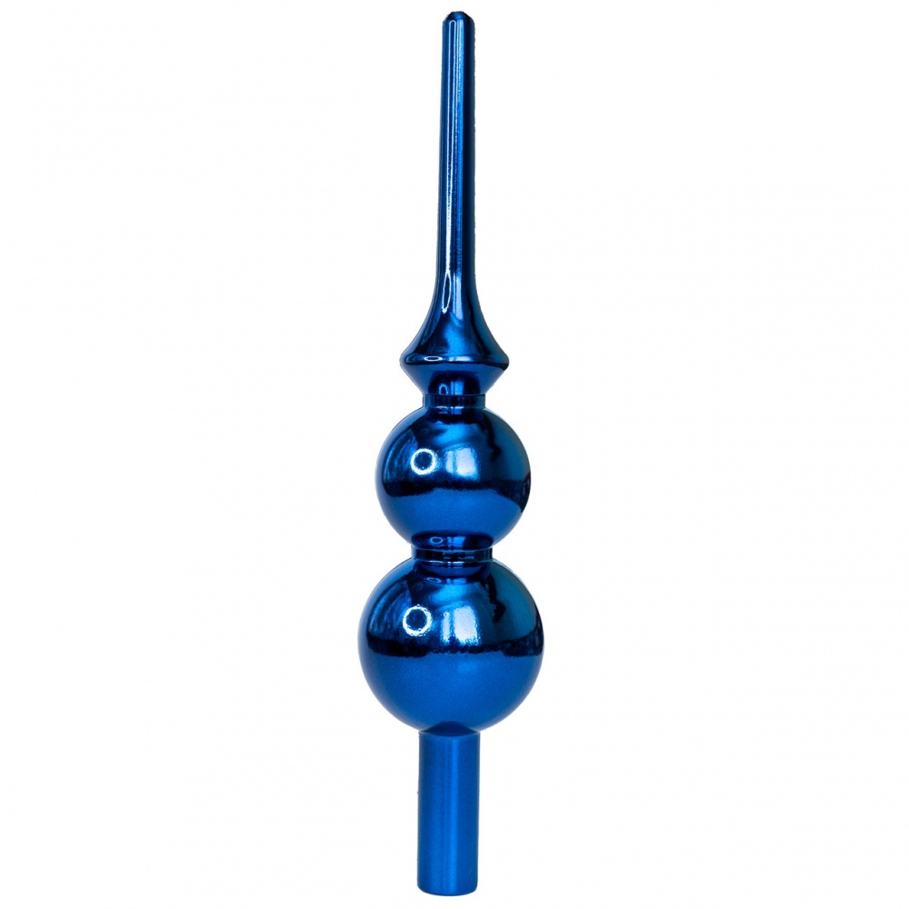 Верхівка 28 см глянцева d70 мм синій