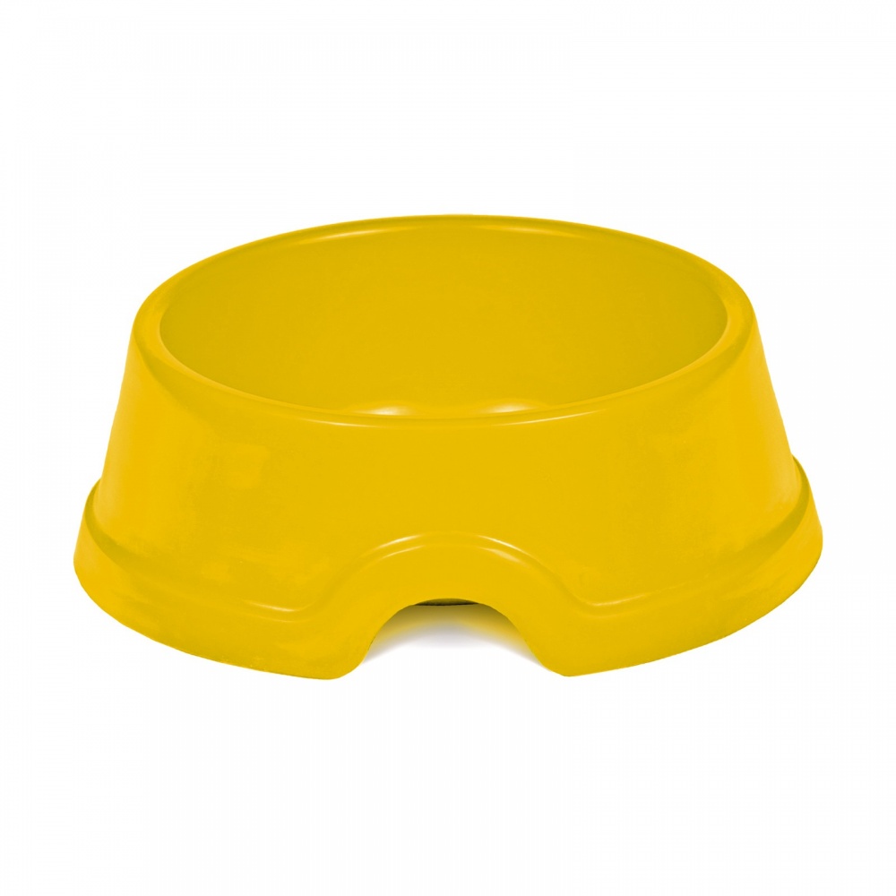 Миска Природа №1 для кошек и собак желтая 300 мл
