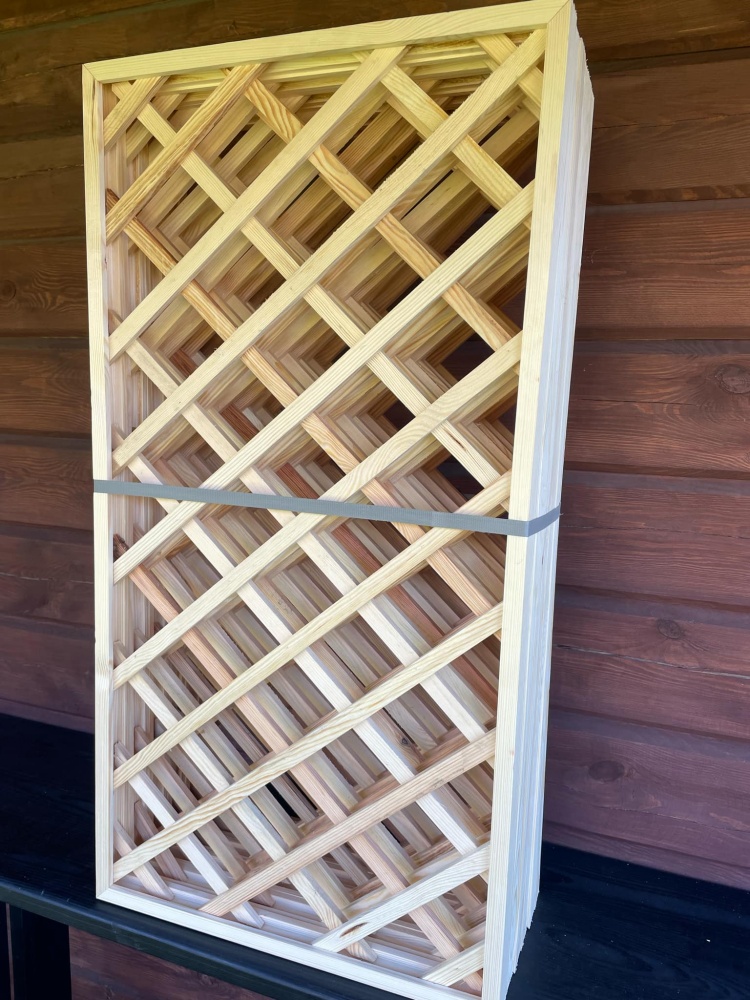 Забор декоративный Штора в рамке 520х1000 мм