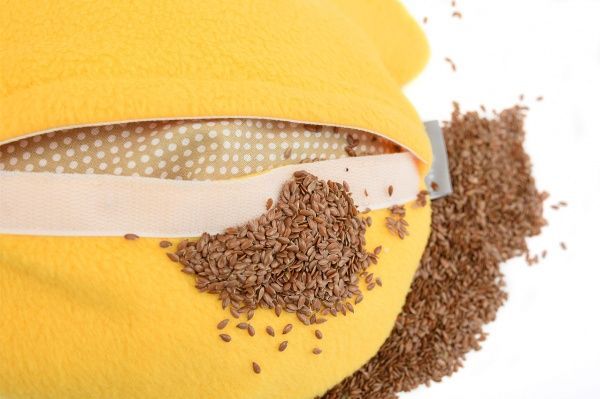 Подушка IDEIA грелка 11х10 см Мишка с семенами льна желтый 8000030044 