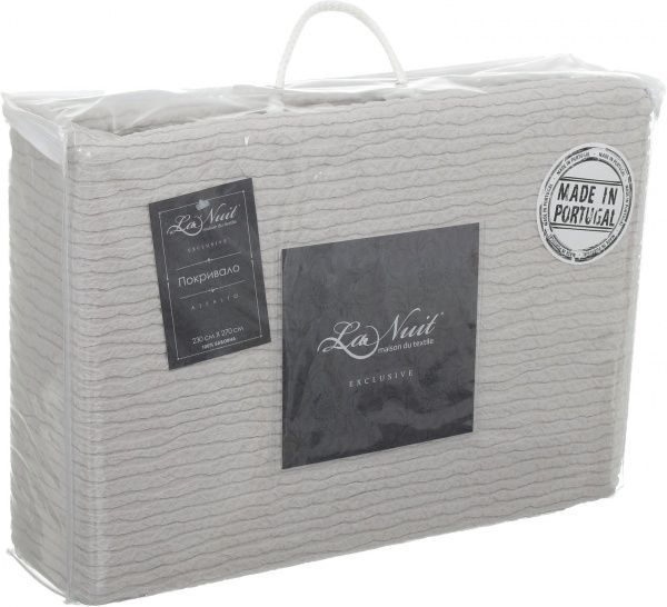 Покрывало Asfalto 230x270 см La Nuit серый 