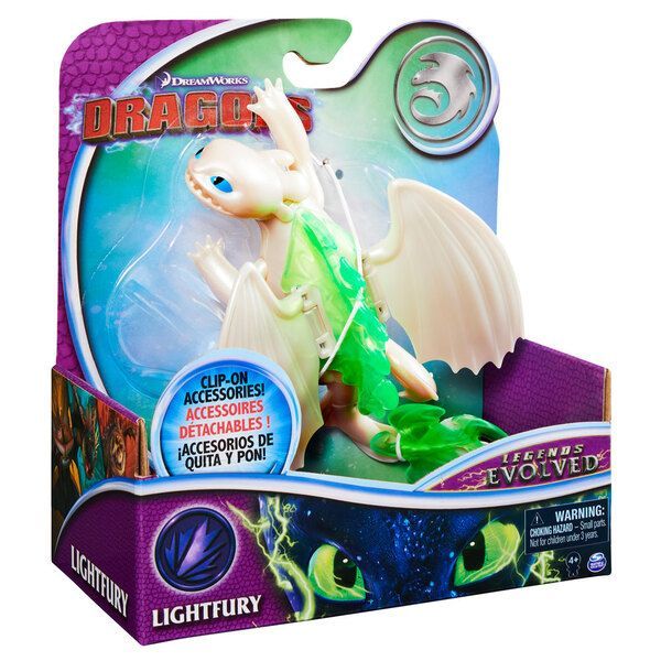 Фигурка коллекционная Spin Master Как приручить дракона 3: Дневная Фурия с механической функцией SM66620/6400 