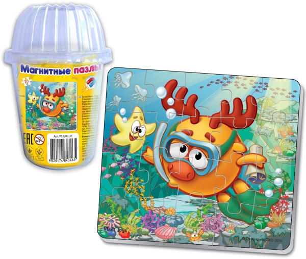 Пазл магнитный Vladi Toys Лосяш VT3203-37