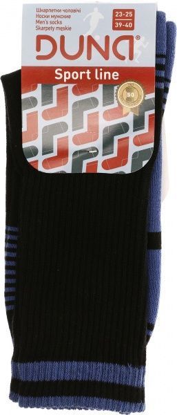 Носки мужские Duna 8В 200 черный р.23-25