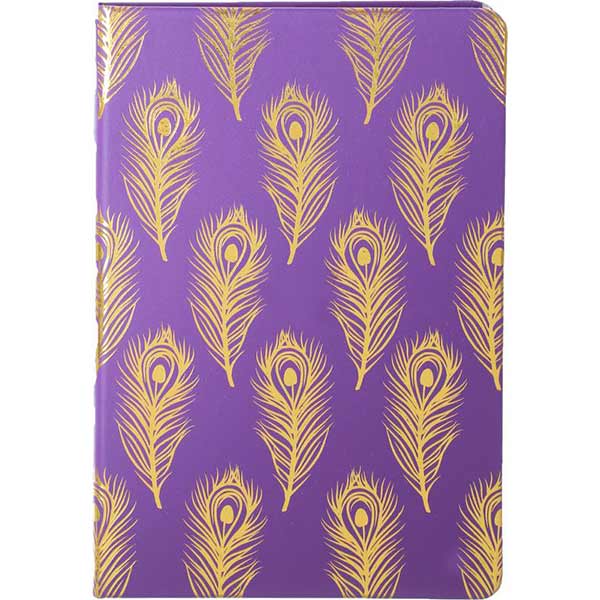 Книга для записей Перо A5 96 листов пурпурный