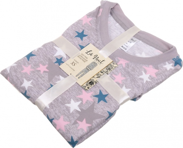 Костюм домашний женский La Nuit Home Full of Stars р. L светло-серый 