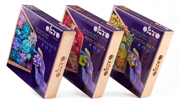 Набір для творчості Wood&Craft Зроби сам Суккуленти 21х21см Енергія OKTO 