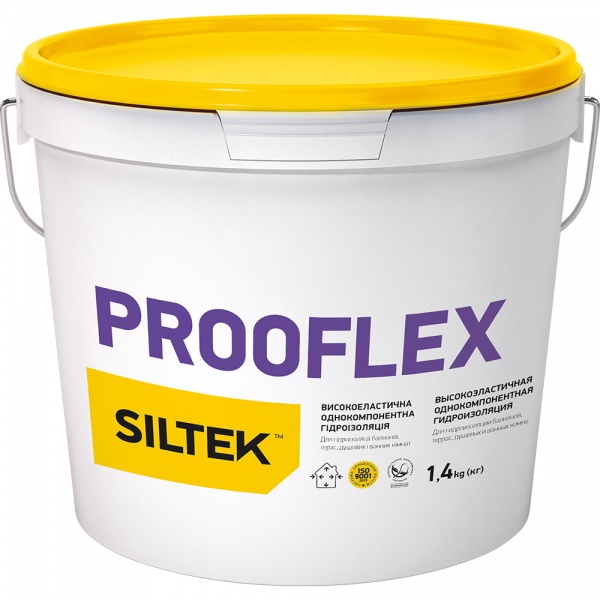 Мастика гідроізоляційна Siltek Prooflex високоеластична мастика 1,4 кг 