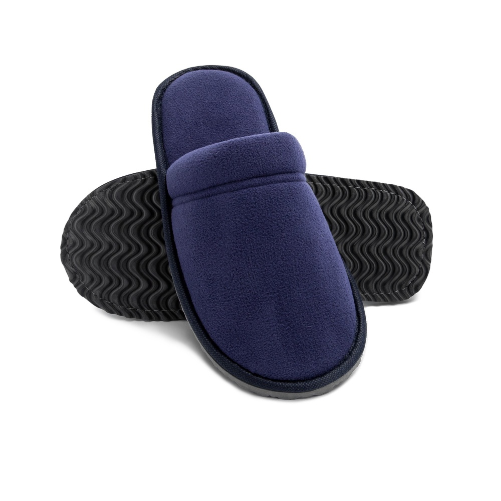 Тапки домашние Twins флис закрытые р.44/45 синий