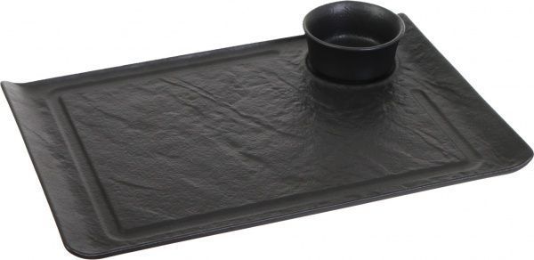 Набір для сервірування Lavastone Black 2 предмети 