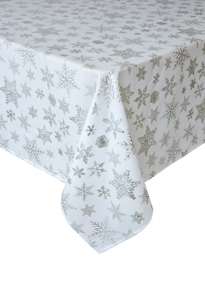 Скатертина Stars 140x220 см білий Sensio