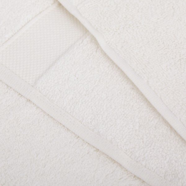 Рушник махровий з бордюром 70x140 см молочний La Nuit 