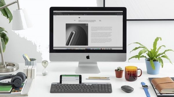 Клавіатура Logitech K580 Slim Multi-Device Wireless Graphite (920-009275) grey 